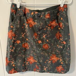 Duluth floral print skirt / skort